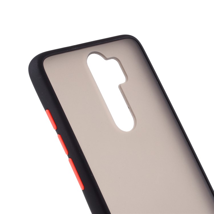 Matte Skin Drop-resistant PC + TPU Hybrid Phone Protective Case for Xiaomi Redmi Note 8 Pro - Black-4