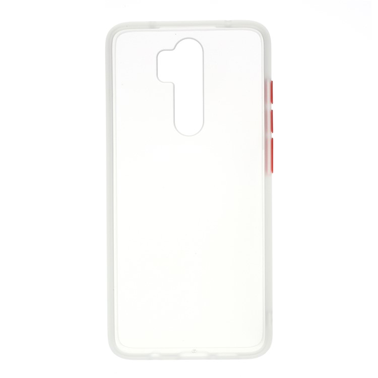 Matte Skin Drop-resistant PC + TPU Hybrid Phone Protective Case for Xiaomi Redmi Note 8 Pro - White-3