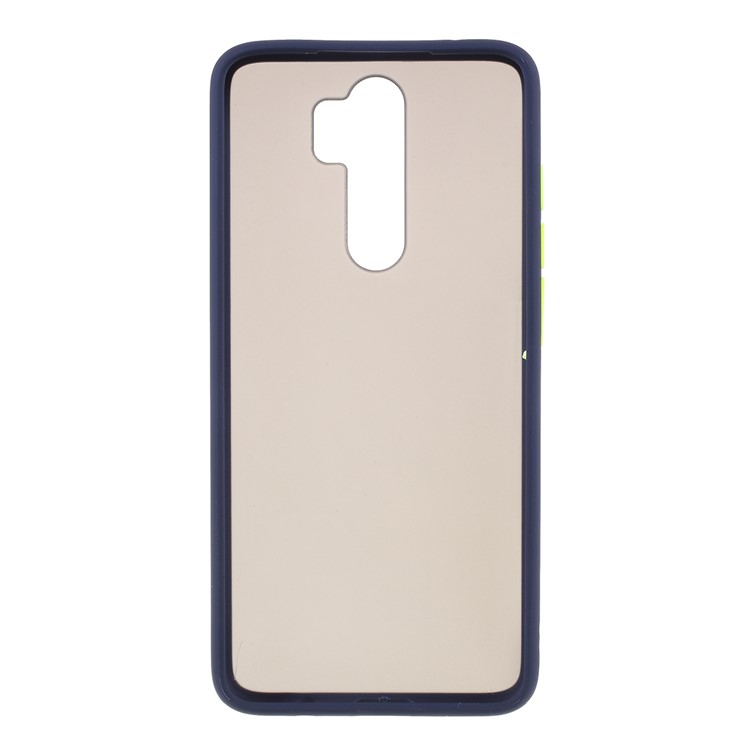 Matte Skin Drop-resistant PC + TPU Hybrid Phone Protective Case for Xiaomi Redmi Note 8 Pro - Blue-3