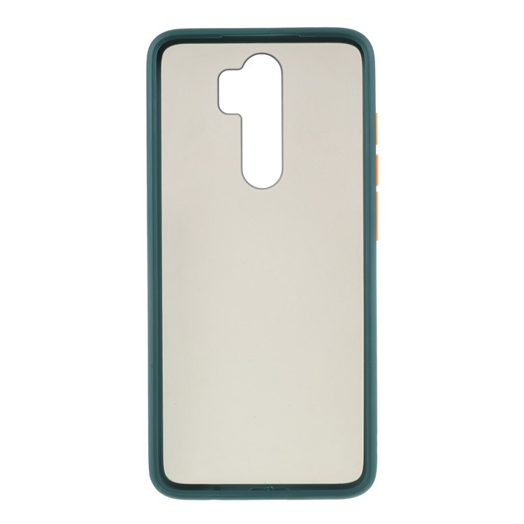 Matte Skin Drop-resistant PC + TPU Hybrid Phone Protective Case for Xiaomi Redmi Note 8 Pro - Dark Green-3