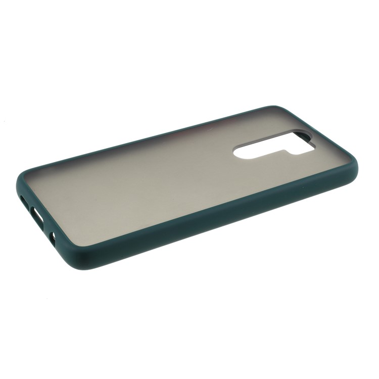 Matte Skin Drop-resistant PC + TPU Hybrid Phone Protective Case for Xiaomi Redmi Note 8 Pro - Dark Green-4