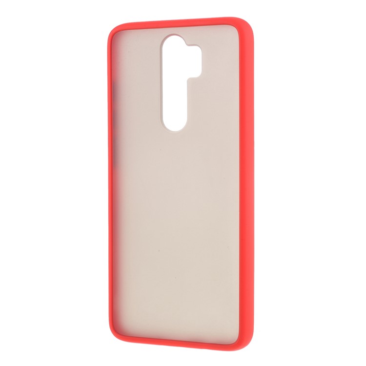 Matte Skin Drop-resistant PC + TPU Hybrid Phone Protective Case for Xiaomi Redmi Note 8 Pro - Red-2