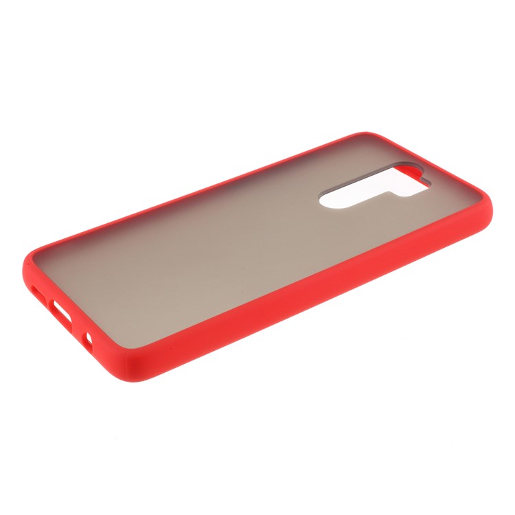 Matte Skin Drop-resistant PC + TPU Hybrid Phone Protective Case for Xiaomi Redmi Note 8 Pro - Red-4