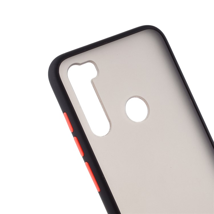 Matte Style Drop-resistant PC + TPU Case Shell for Xiaomi Redmi Note 8 - Black-4