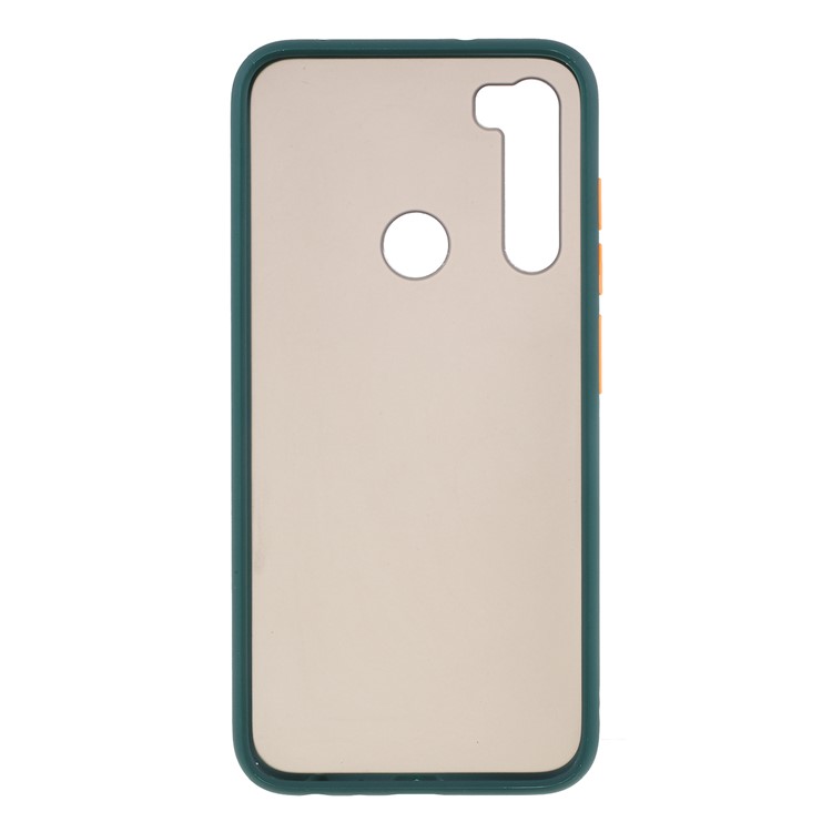 Matte Style Drop-resistant PC + TPU Case Shell for Xiaomi Redmi Note 8 - Dark Green-3