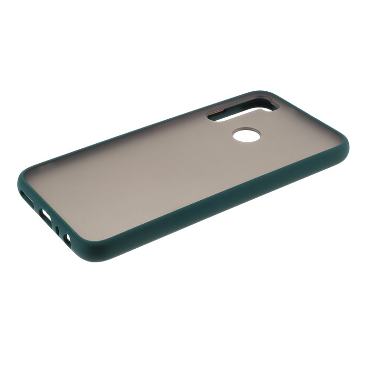 Matte Style Drop-resistant PC + TPU Case Shell for Xiaomi Redmi Note 8 - Dark Green-4