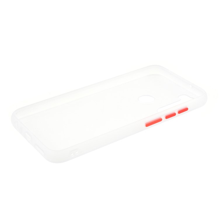 Matte Style Drop-resistant PC + TPU Case Shell for Xiaomi Redmi Note 8 - White-5