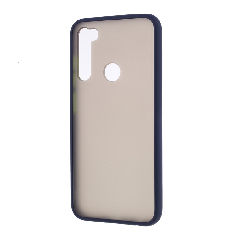 Matte Style Drop-resistant PC + TPU Case Shell for Xiaomi Redmi Note 8 - Blue-2