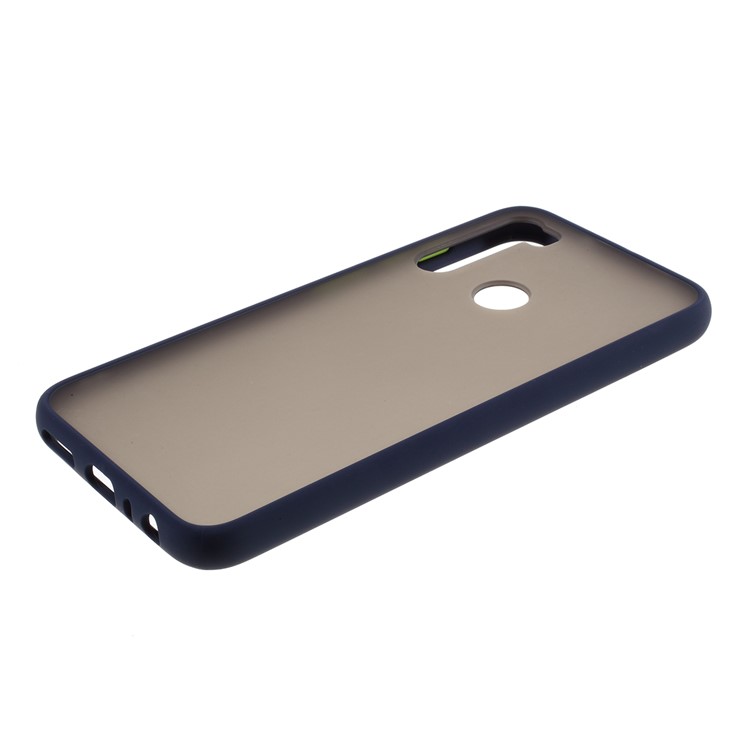 Matte Style Drop-resistant PC + TPU Case Shell for Xiaomi Redmi Note 8 - Blue-4