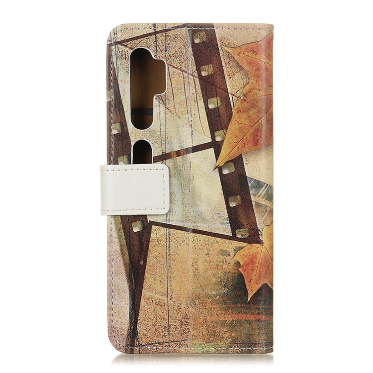 Pattern Printing PU Leather Wallet Stand Phone Case for Xiaomi Mi Note 10/CC9 Pro - Eiffel Tower-2