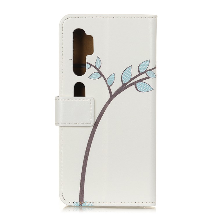 Pattern Printing PU Leather Wallet Stand Phone Case for Xiaomi Mi Note 10/CC9 Pro - Couple Owls-2