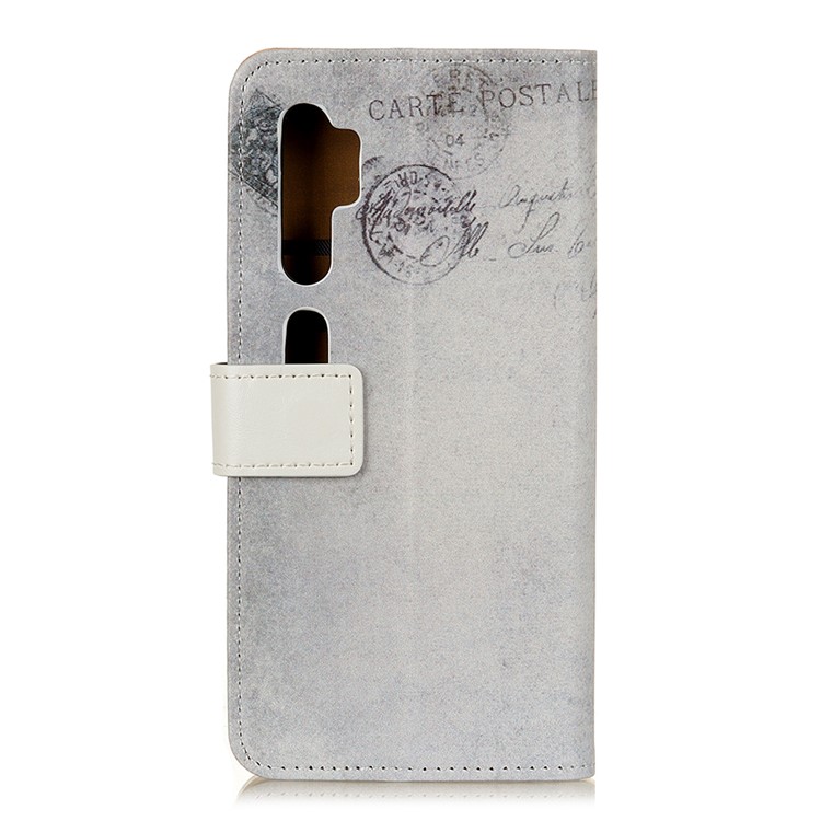 Pattern Printing PU Leather Wallet Stand Phone Case for Xiaomi Mi Note 10/CC9 Pro - Cat Holding Heart-2