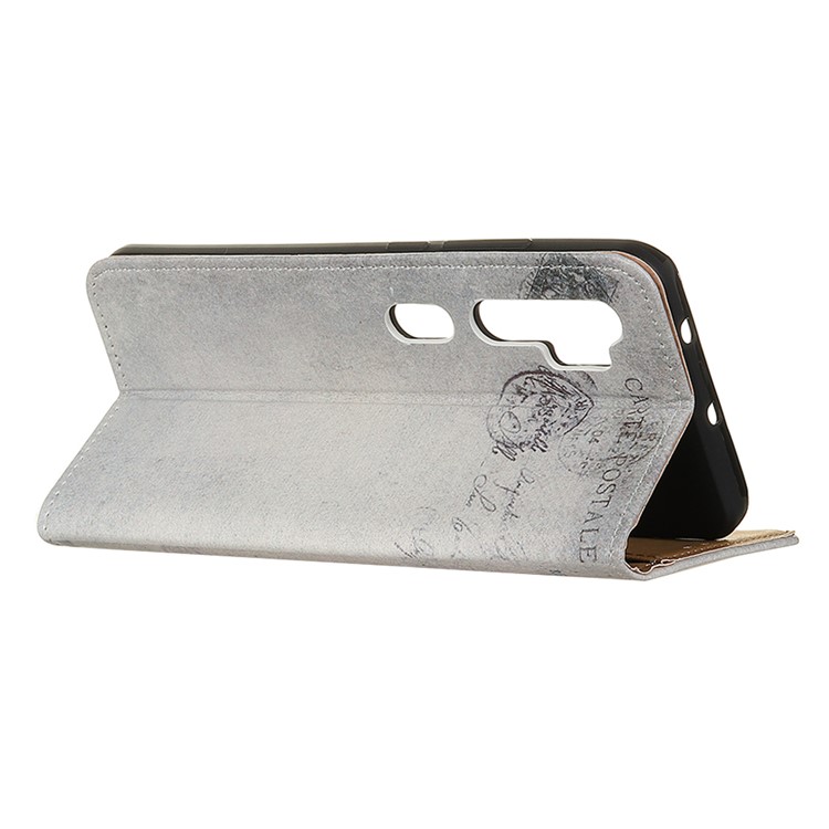 Pattern Printing PU Leather Wallet Stand Phone Case for Xiaomi Mi Note 10/CC9 Pro - Cat Holding Heart-3