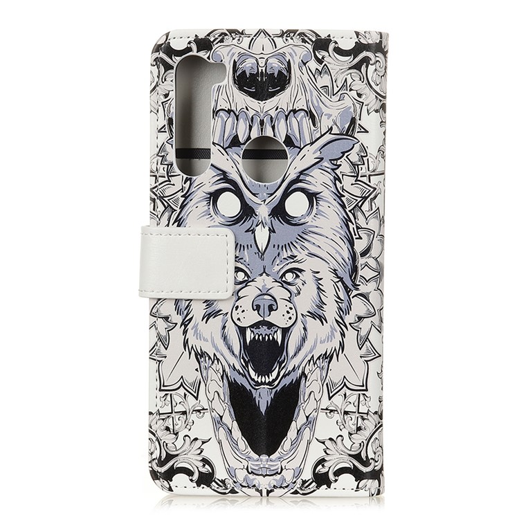 Pattern Printing Flip Leather Wallet Stand Phone Case for Xiaomi Redmi Note 8T - Animal Faces-2