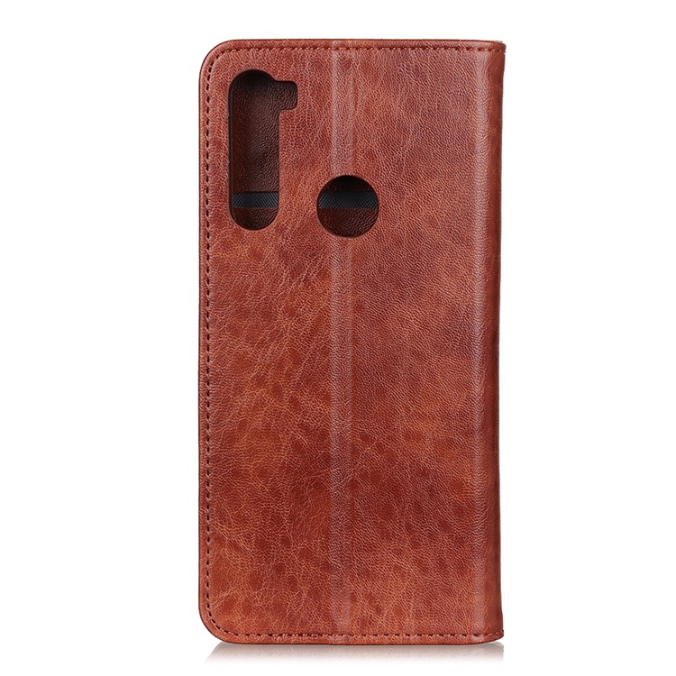 Magnet Verrückte Pferd-Lederkasten Für Xiaomi Redmi Note 8T - Braun-7