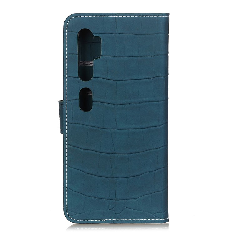 For Xiaomi Mi Note 10/Note 10 Pro/CC9 Pro Crocodile Texture PU Leather TPU Wallet Phone Case - Green-8