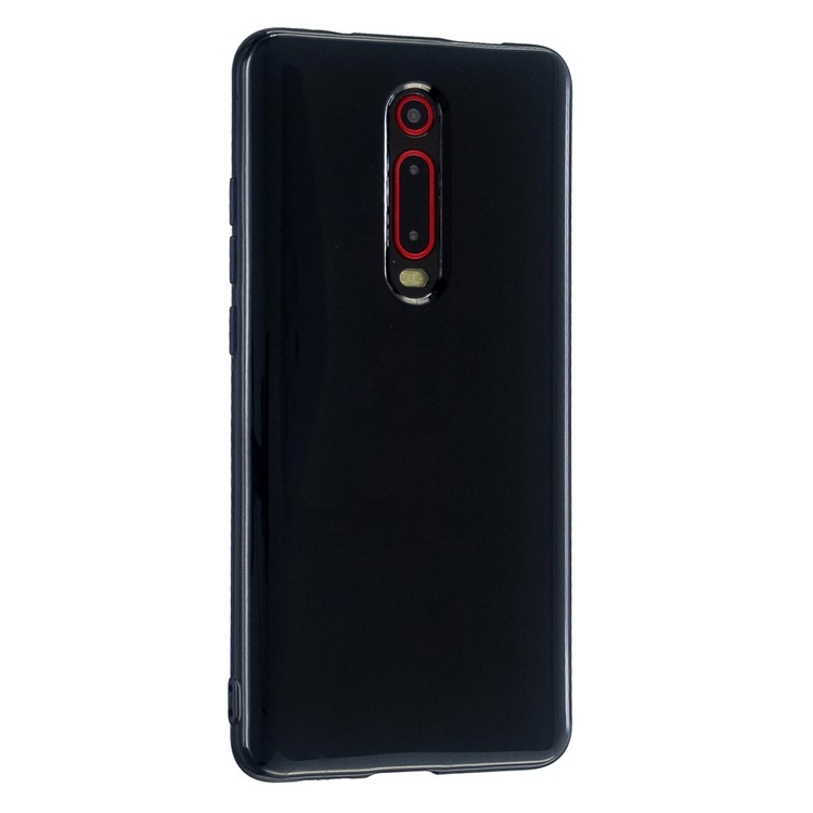 2.0mm Glossy Surface Soft TPU Phone Case for Xiaomi Redmi K20/K20 Pro/Mi 9T Pro/Mi 9T - Black-1