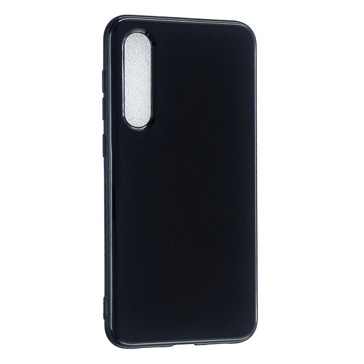 2.0mm Solid Color Glossy TPU Case for Xiaomi Mi 9 - Black-1