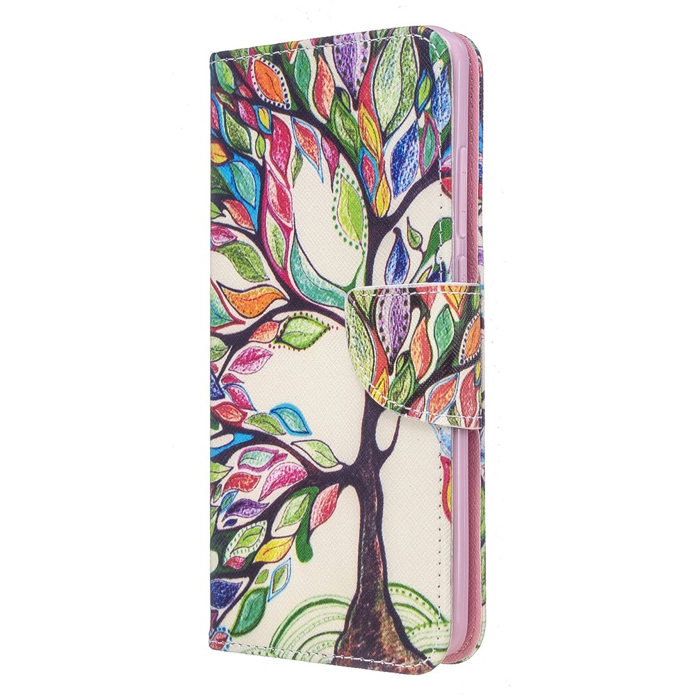 Pattern Printing Wallet Flip Leather Phone Case for Xiaomi Redmi 8 - Life Tree-2