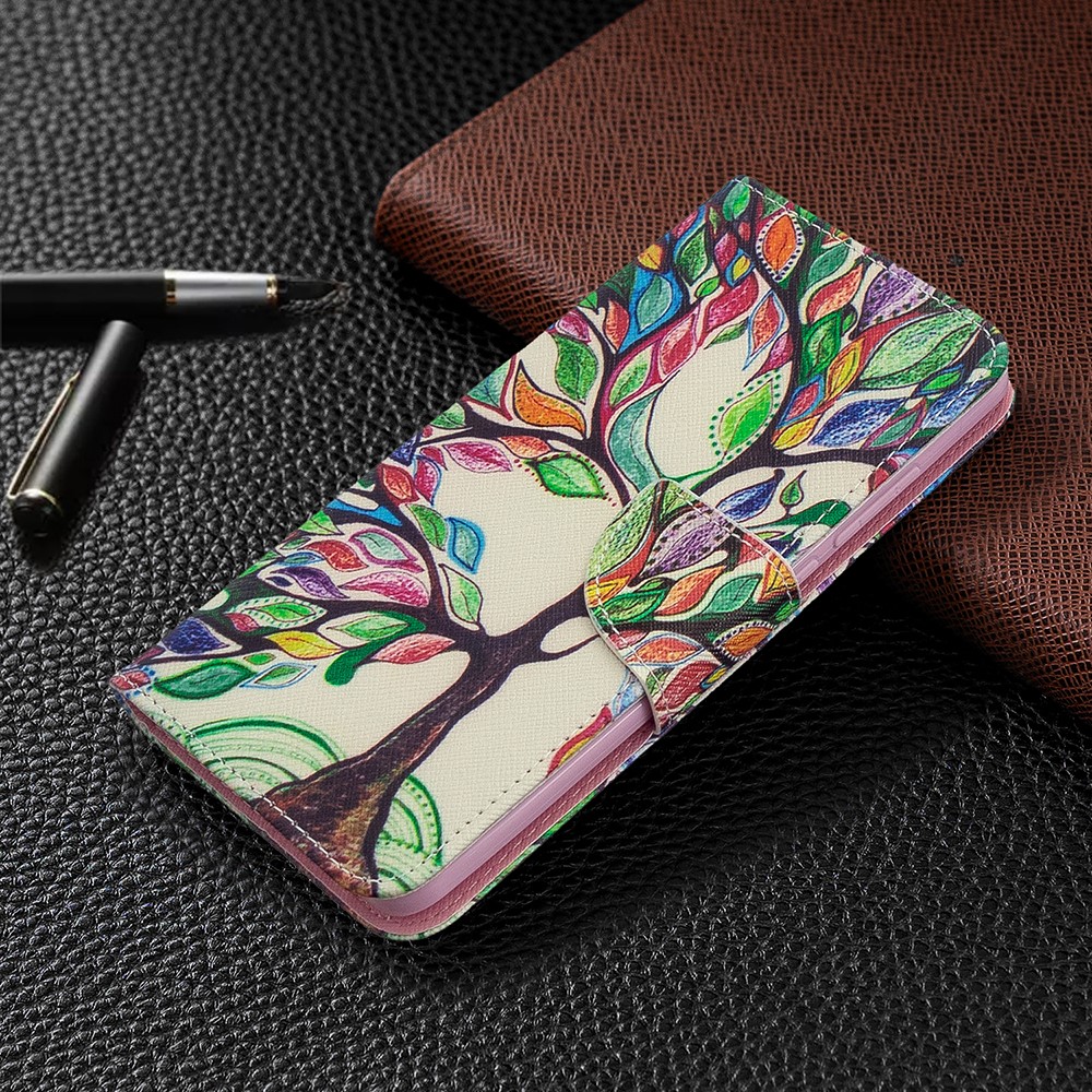 Pattern Printing Wallet Flip Leather Phone Case for Xiaomi Redmi 8 - Life Tree-7