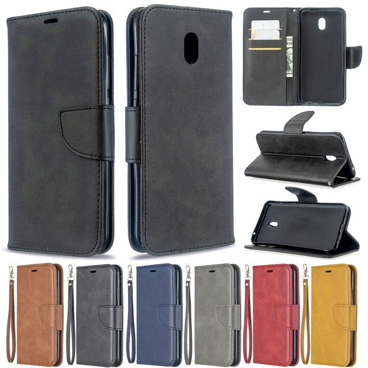 PU Leather Wallet Cell Shell Case for Xiaomi Redmi 8A - Black-10