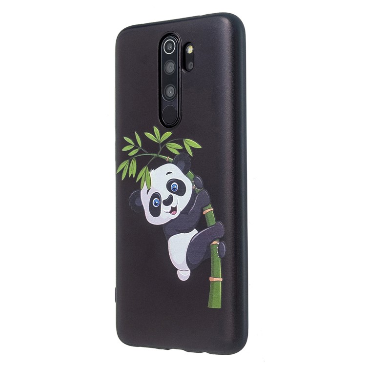 Pattern Printing Embossed TPU Case for Xiaomi Redmi Note 8 Pro - Panda Pattern-2
