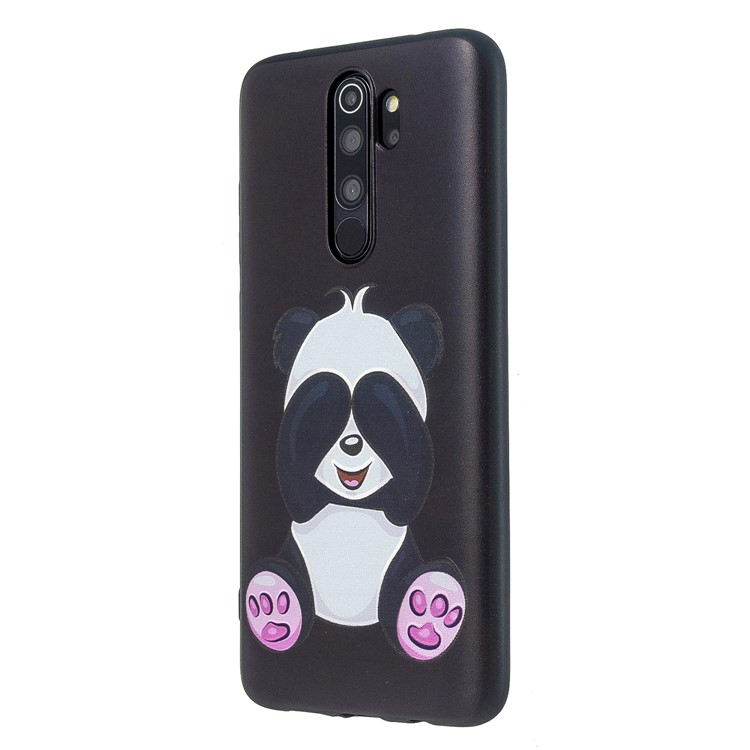 L'impression Du Motif En Relief TPU Pour Xiaomi Redmi Note 8 Pro - Panda Mignon-2
