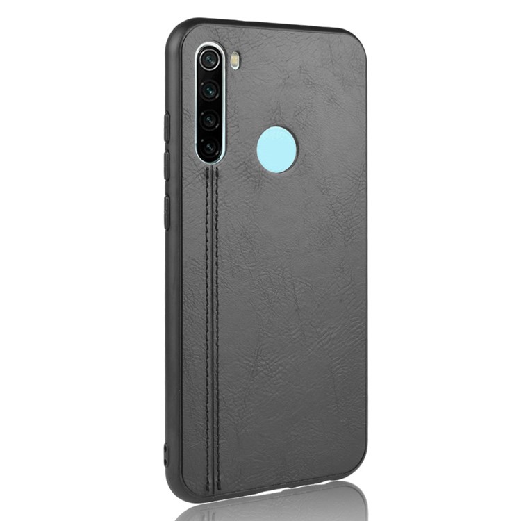 PU Leather + PC + TPU Cover Case for Xiaomi Redmi Note 8T - Black-4