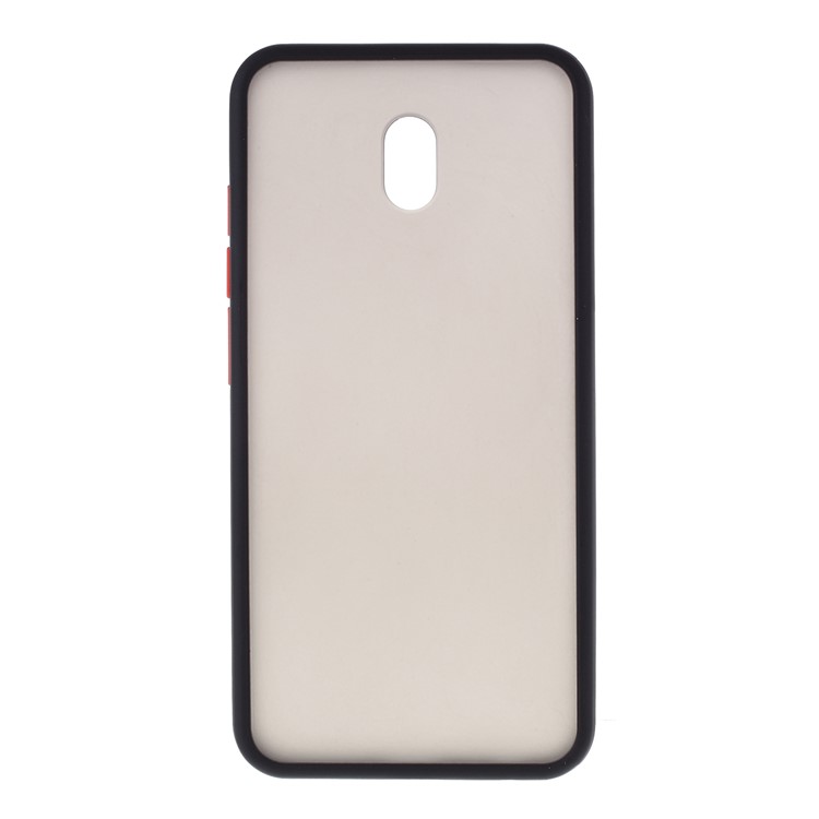 Matte Skin Drop-resistant PC + TPU Cell Phone Case for Xiaomi Redmi 8A - Black-1