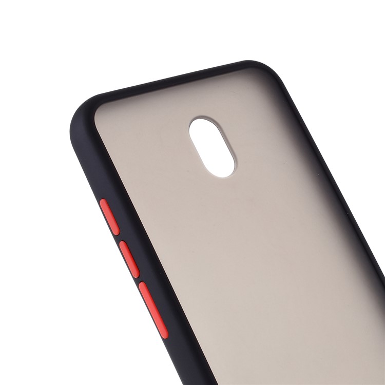 Matte Skin Drop-resistant PC + TPU Cell Phone Case for Xiaomi Redmi 8A - Black-4