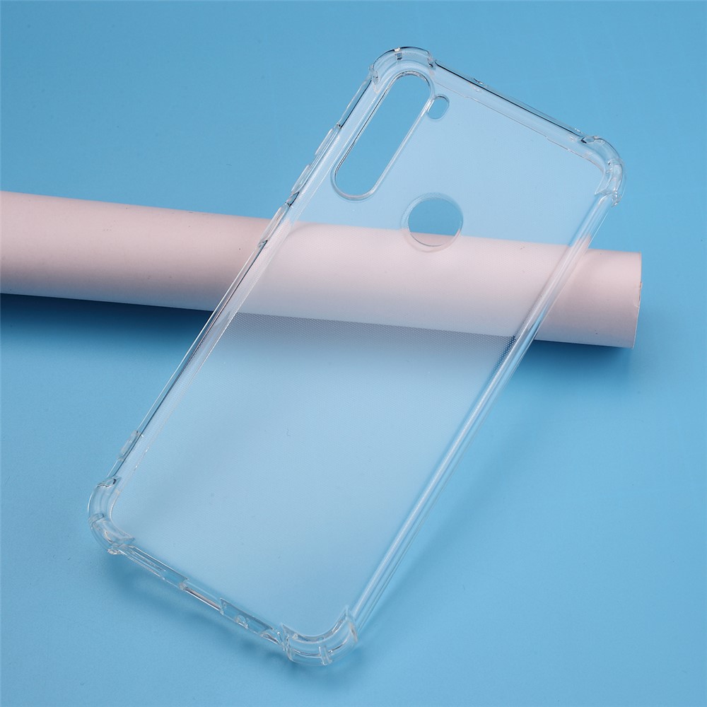 Shock Absorption Clear TPU Phone Cover Case for Xiaomi Redmi Note 8T-4