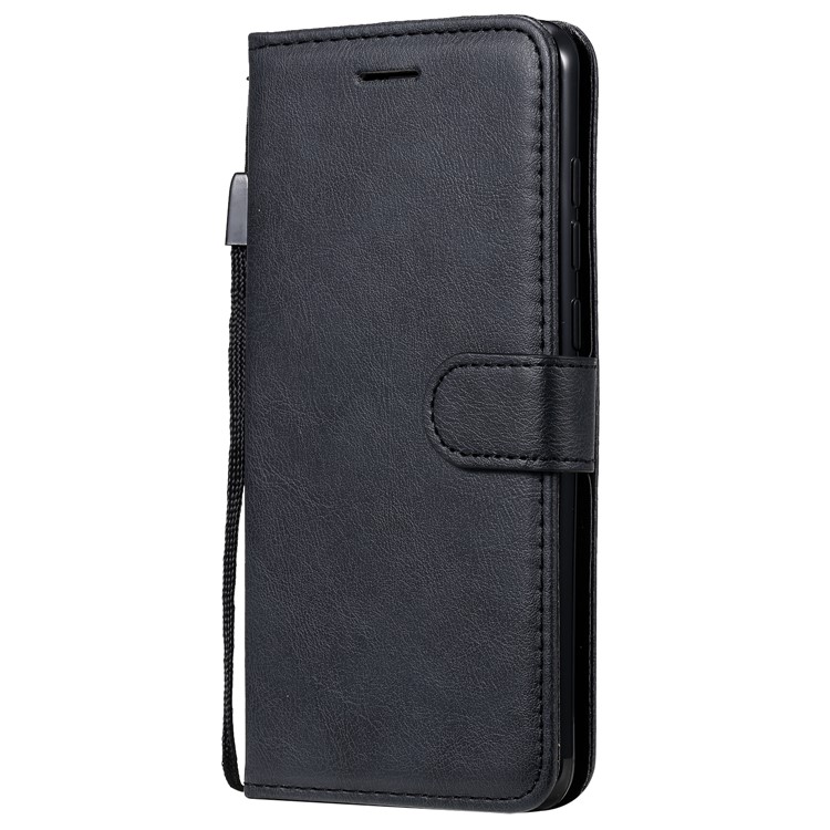 Cell Phone Leather Wallet Stand Case for Xiaomi Mi 9 Pro 5G - Black-2