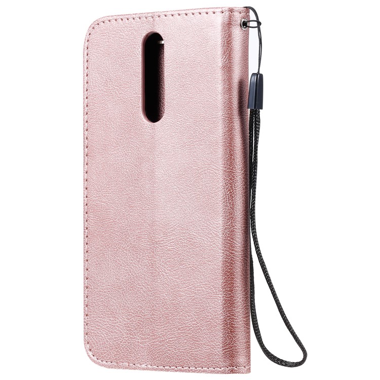 Wallet Leather Stand Case for Xiaomi Redmi 8 - Rose Gold-3