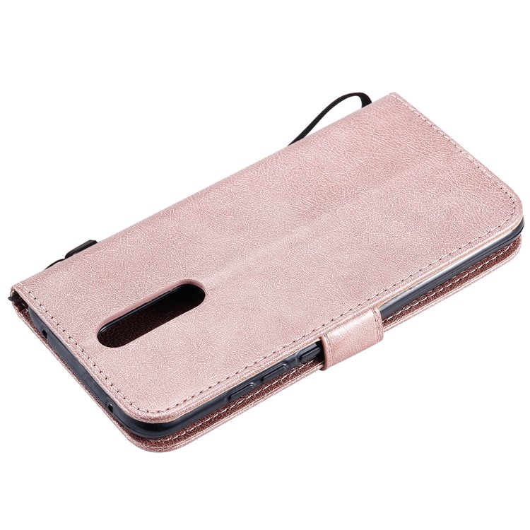 Wallet Leather Stand Case for Xiaomi Redmi 8 - Rose Gold-6
