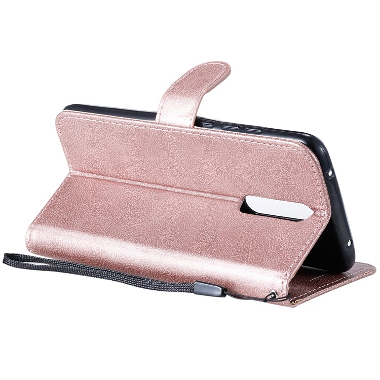 Wallet Leather Stand Case for Xiaomi Redmi 8 - Rose Gold-8