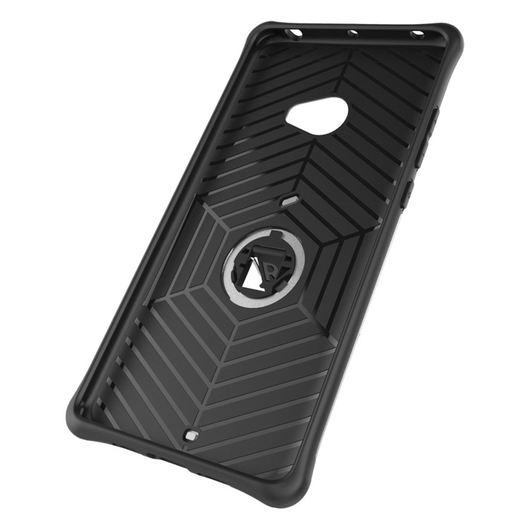 Armor PC + TPU Hybrid Case with Kickstand for Xiaomi Mi Note 2 - Silver-10