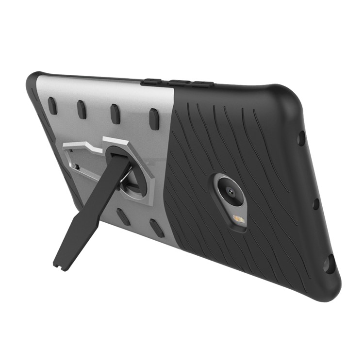 Armor PC + TPU Hybrid Case with Kickstand for Xiaomi Mi Note 2 - Silver-5