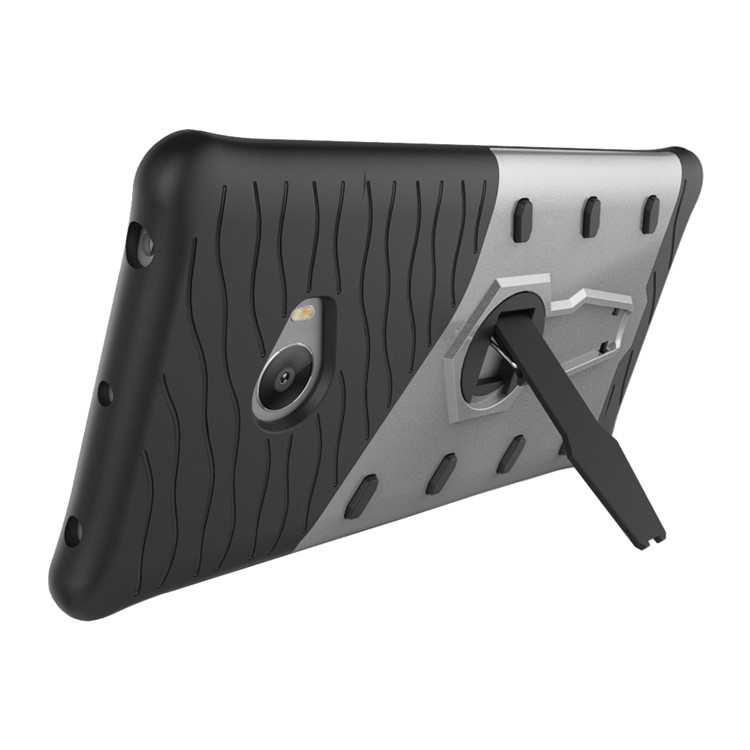 Armor PC + TPU Hybrid Case with Kickstand for Xiaomi Mi Note 2 - Silver-6