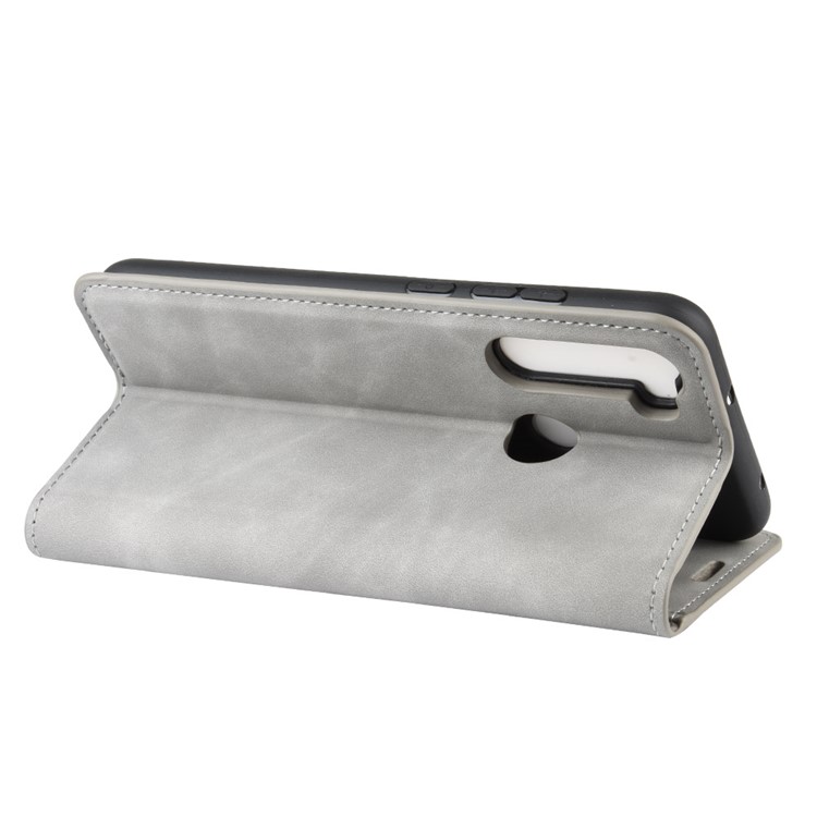 Wallet Leather Stand Case for Xiaomi Redmi Note 8 - Grey-5