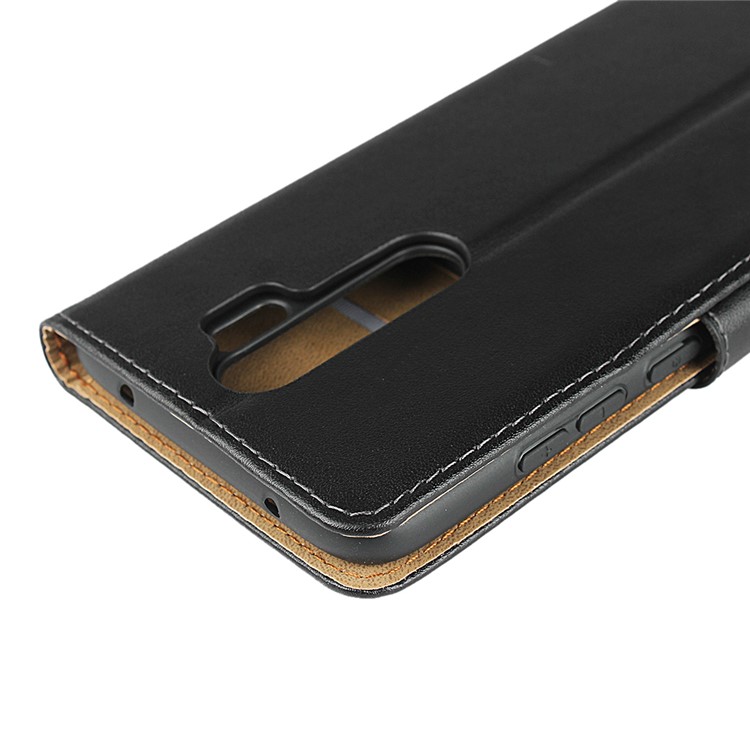 Genuine Leather Wallet Stand Phone Case for Xiaomi Redmi Note 8 Pro-11