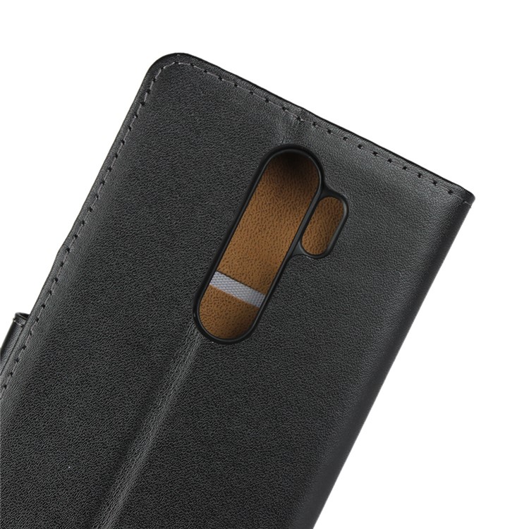 Genuine Leather Wallet Stand Phone Case for Xiaomi Redmi Note 8 Pro-9