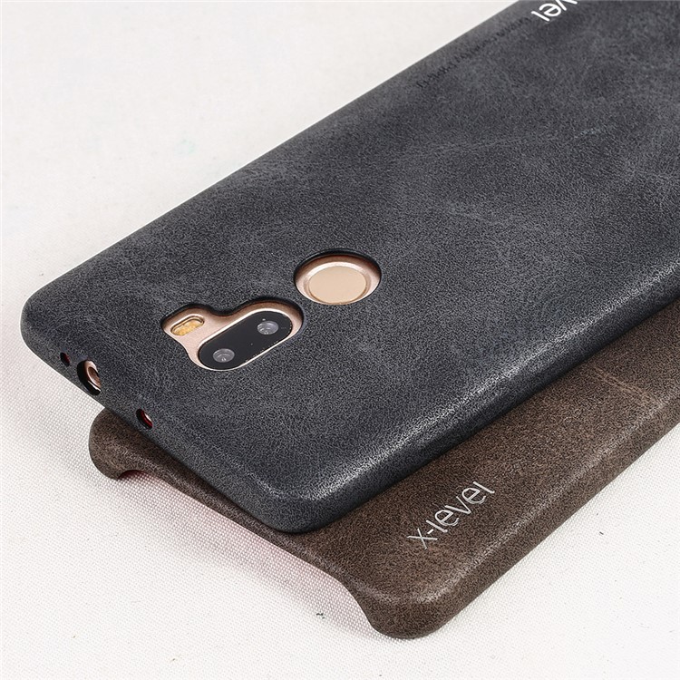X-LEVEL for Xiaomi Mi 5s Plus Vintage Mobile Case (PU Leather + PC) - Black-3