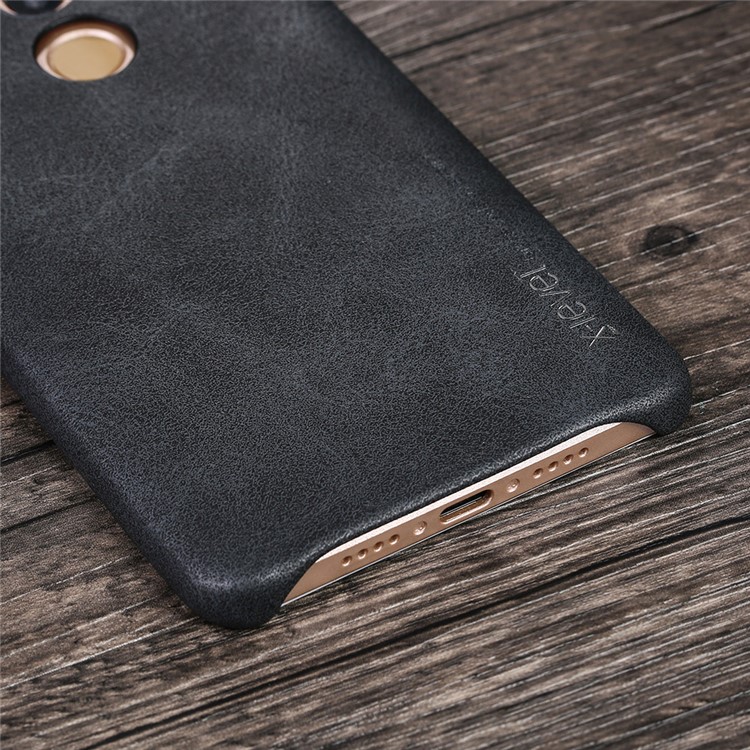 X-LEVEL for Xiaomi Mi 5s Plus Vintage Mobile Case (PU Leather + PC) - Black-6