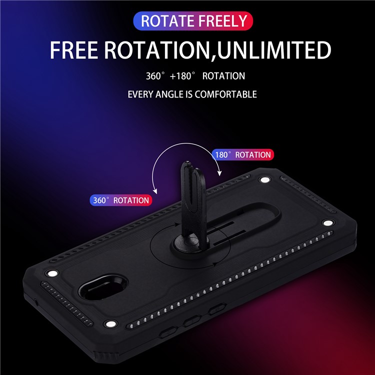 Air Outlet Kickstand PC + TPU Hybrid Case for Xiaomi Redmi 8A - Black-3