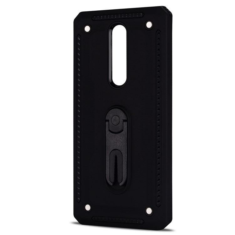 Air Outlet Shockproof Kickstand PC + TPU Hybrid Mobile Shell for Xiaomi Redmi K20 / Mi 9T / K20 Pro / Mi 9T Pro - Black-5