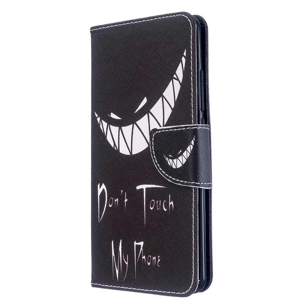 Pattern Printing Leather Wallet Case for Xiaomi Mi CC9 Pro / Mi Note 10 / Mi Note 10 Pro - Do not Touch My Phone-2