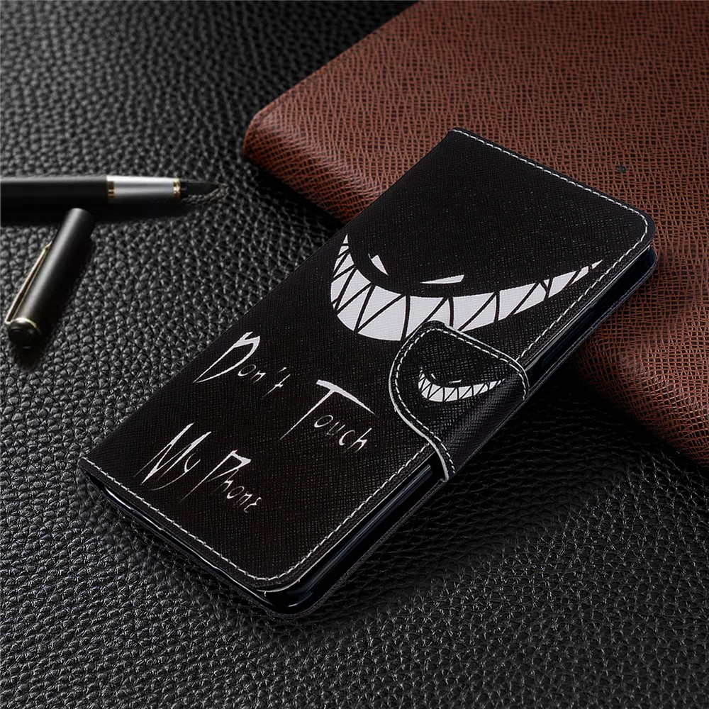 Pattern Printing Leather Wallet Case for Xiaomi Mi CC9 Pro / Mi Note 10 / Mi Note 10 Pro - Do not Touch My Phone-7