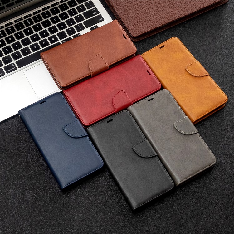 PU Leather Wallet Stand Case Shell for Xiaomi Mi CC9 Pro / Mi Note 10 Pro / Mi Note 10 - Black-11