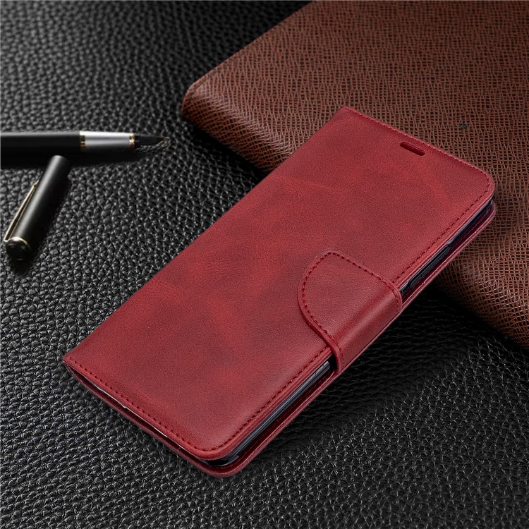 PU Leather Wallet Stand Case Shell for Xiaomi Mi CC9 Pro / Mi Note 10 Pro / Mi Note 10 - Red-7