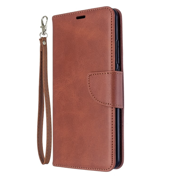 PU Leather Wallet Stand Case Shell for Xiaomi Mi CC9 Pro / Mi Note 10 Pro / Mi Note 10 - Dark Brown-2